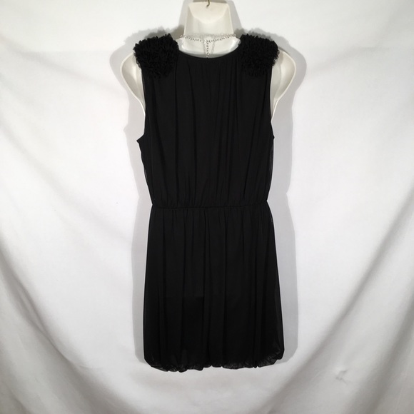 H&M Black Sleeveless V Neck Dress Womens Size S - Picture 2 of 8